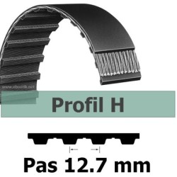 COURROIE DENTEE 390H100 PAS 12.7 mm / LARGEUR 25.4 mm