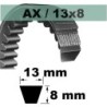 COURROIE TRAPEZOIDALE CRANTEE AX25