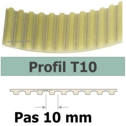 COURROIE CRANTEE 1000T10/32 mm