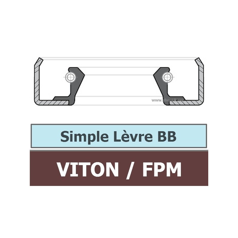 9.53X19.05X6.35 BB FPM/VITON