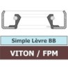 9.53X19.05X6.35 BB FPM/VITON