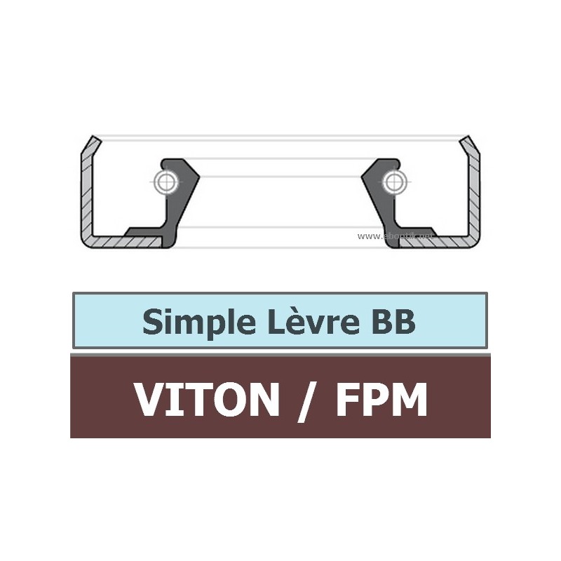 10X19X7 BB FPM/VITON 10X19X7 BB FPM/VITON