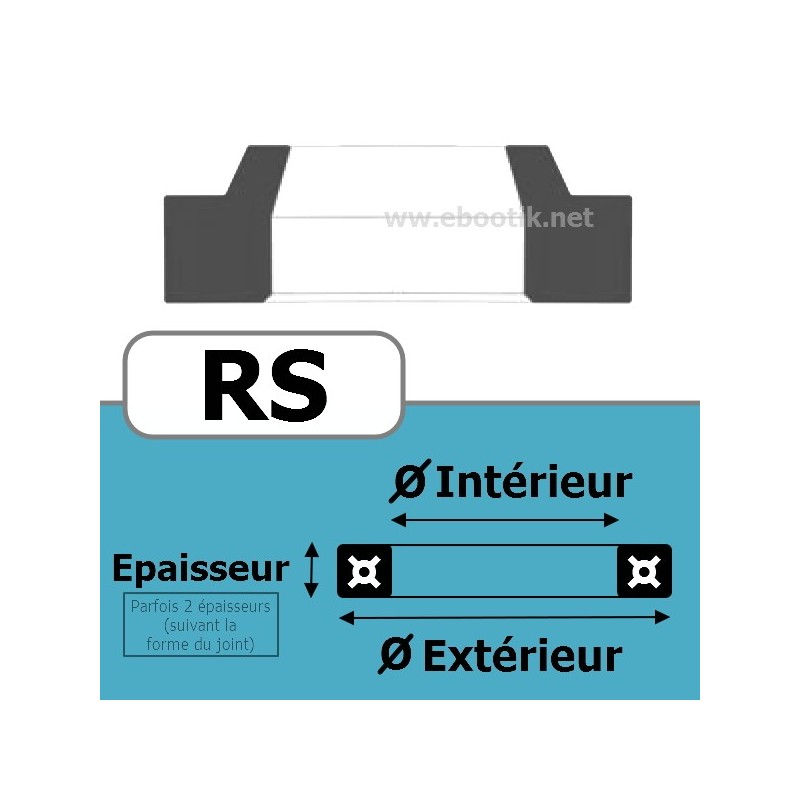 JOINT RACLEUR 9X13X2.5/5.5 RS 594 JOINT RACLEUR 9X13X2.5/5.5 RS 594