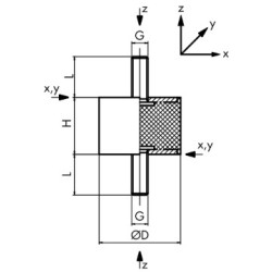 PLOT MALE/MALE 8x8 M3