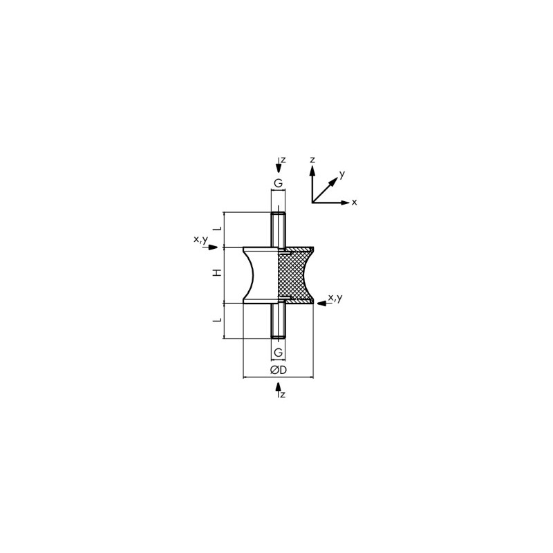 PLOT DIABOLO 25x20 M6 PLOT DIABOLO 25x20 M6