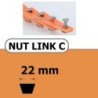 NUT LINK C 22 x 14 mm